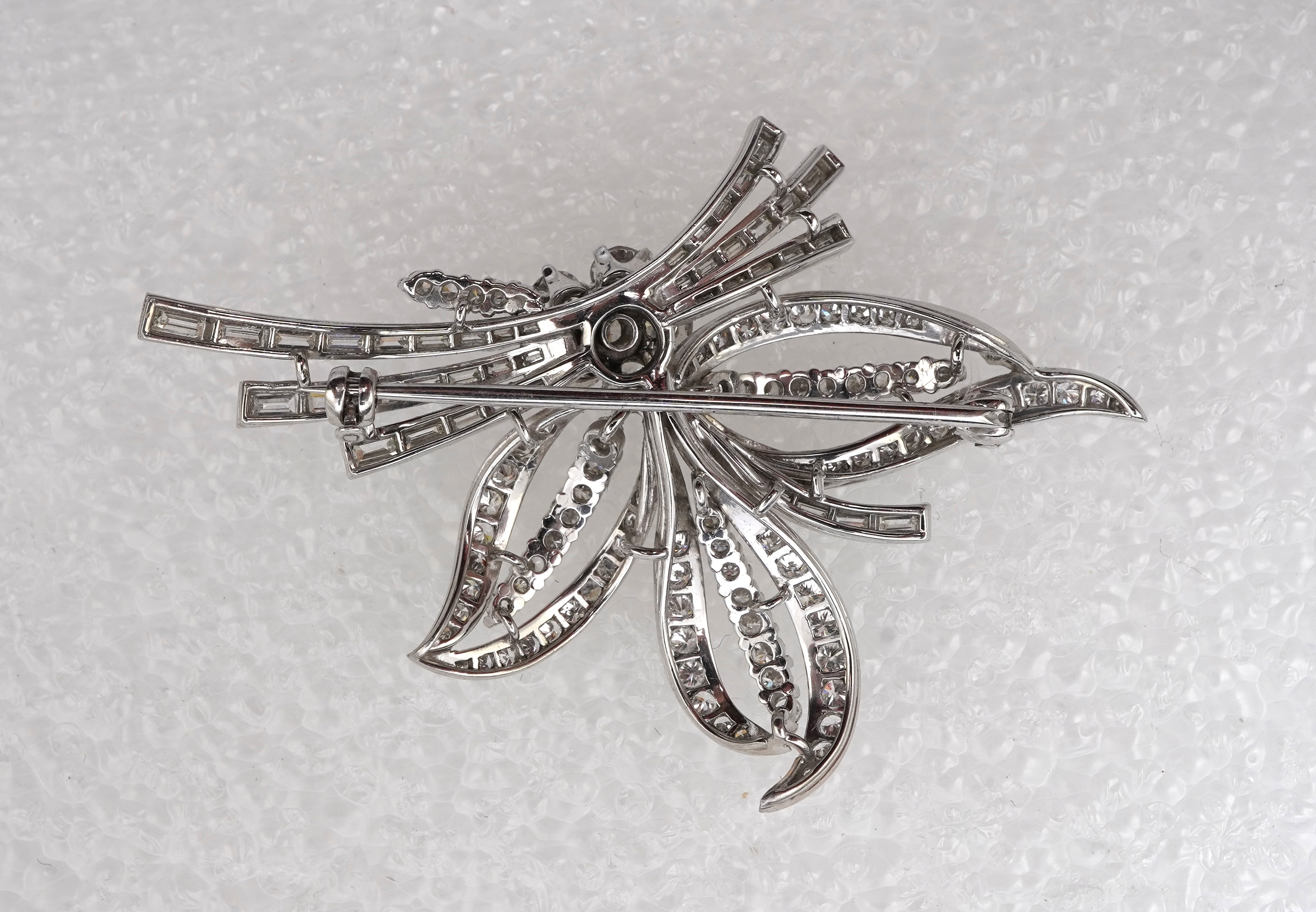 A diamond brooch, 1960s